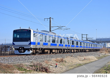 水戸線　下館ー玉戸　JR東日本　E531系3000番台　K556編成（勝田） 98446928