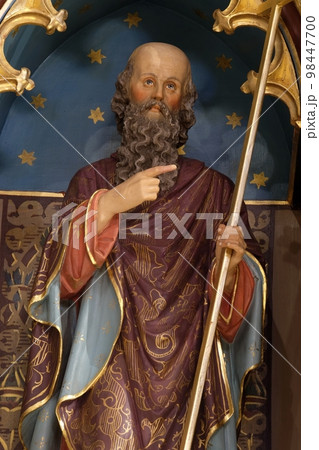 Saint Philip statue on the main altar in the church of Saint Matthew in Stitar, Croatia 98447700