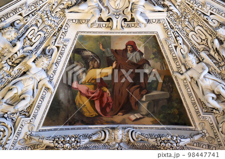 Fragment of the dome in the Chapel of Saint Ann, Salzburg Cathedral Fragment of the dome in the Chapel of Saint Ann, Salzburg Cathedral 98447741