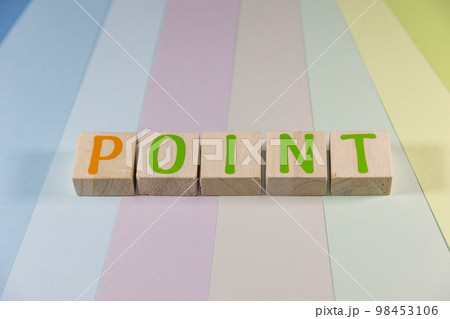 文字ブロック　POINT 98453106