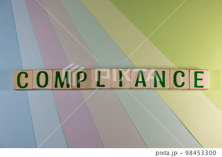 文字ブロック　コンプライアンス 98453300