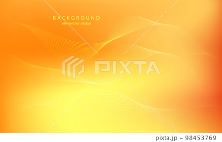 Abstract gradient background. Wave element for design. Digital frequency track equalizer. Stylized line art. Colorful shiny wave with lines created using blend tool. Curved wavy smooth stripe. Vector. 98453769