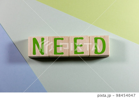 文字ブロック NEED 文字ブロック NEED 98454047