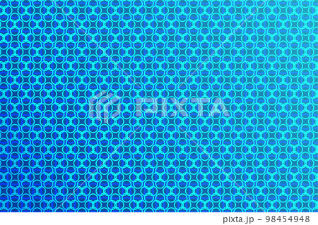 Pattern with geometric elements in blue tones abstract gradient background 98454948