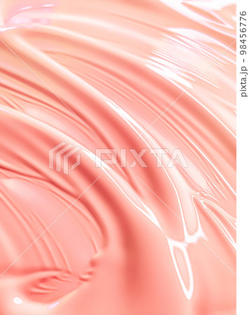 Glossy coral cosmetic texture as beauty make-up product background, skincare cosmetics and luxury makeup brand design concept Glossy coral cosmetic texture as beauty make-up product background, skincare cosmetics and luxury makeup brand design concept 98456776