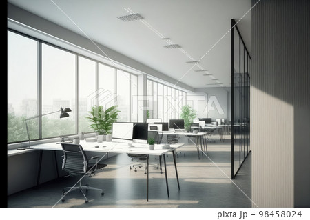 Modern office interior design. Contemporary workspace for creative business. 98458024