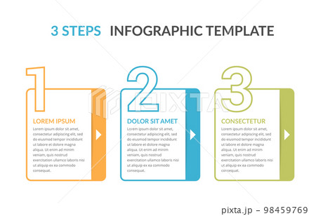3 Steps - Infographic Template 98459769