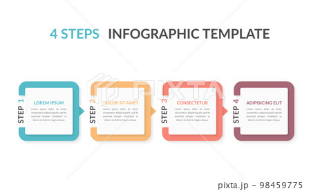 4 Steps - Infographic Template 4 Steps - Infographic Template 98459775