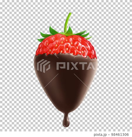 草莓插畫真實 98461306