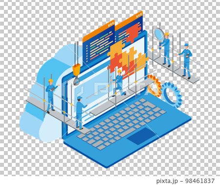 PC用webサイトを構築する人々 98461837