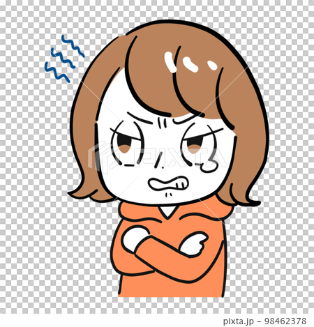 イラスト 睨む – にらみつける イラスト _ いろいろな睨み合う会社員たちのイラスト – RUOR