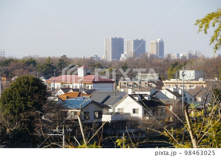 国立天文台西側崖線から見た武蔵小金井の高層マンション 国立天文台西側崖線から見た武蔵小金井の高層マンション 98463025