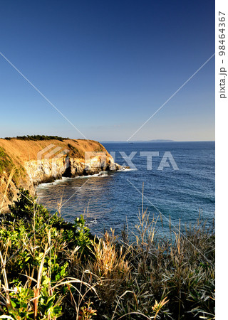 三浦半島　城ヶ島海岸の夕景 98464367