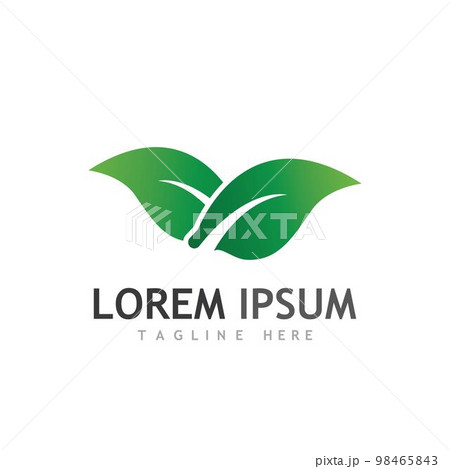 leaf logo and vector images 98465843
