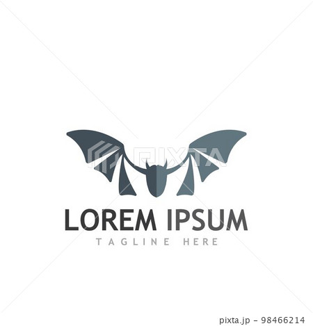 bat vector icon logo template bat vector icon logo template 98466214