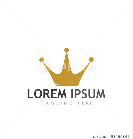 Crown Logo Template vector icon 98466342