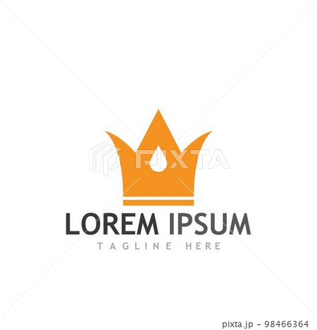 Crown Logo Template vector icon Crown Logo Template vector icon 98466364