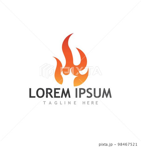 fire logo vector and images 98467521