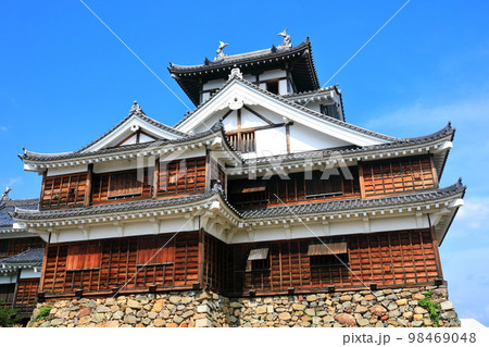 【京都府】快晴の福知山城 98469048