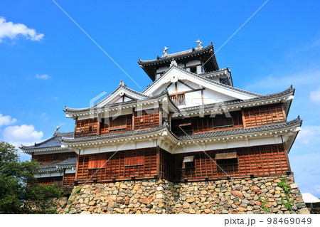 【京都府】快晴の福知山城 98469049