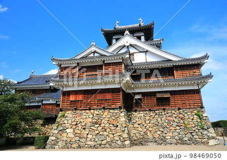 【京都府】快晴の福知山城 98469050