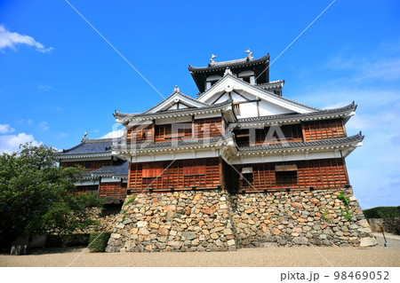 【京都府】快晴の福知山城 98469052