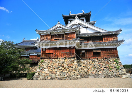 【京都府】快晴の福知山城 98469053