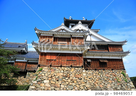 【京都府】快晴の福知山城 98469057