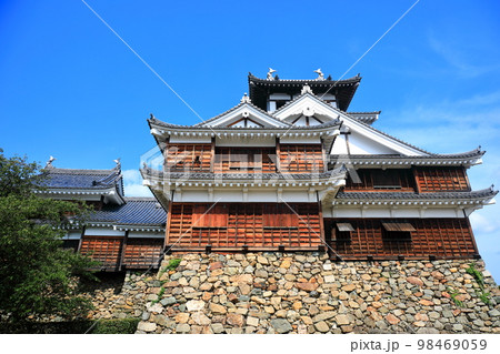 【京都府】快晴の福知山城 98469059