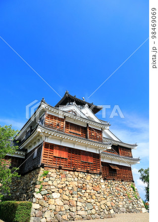 【京都府】快晴の福知山城 【京都府】快晴の福知山城 98469069