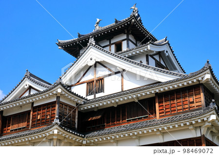 【京都府】快晴の福知山城 98469072