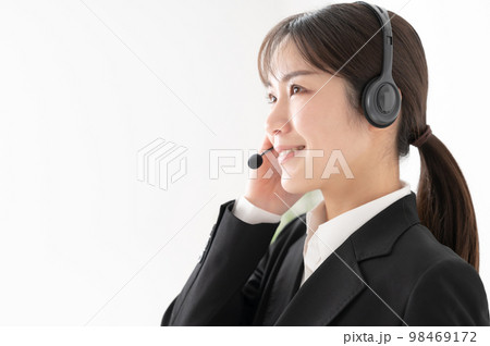 ヘッドセット オペレーター 女性 ヘッドセット オペレーター 女性 98469172