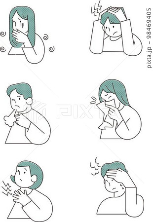 病気の症状 98469405
