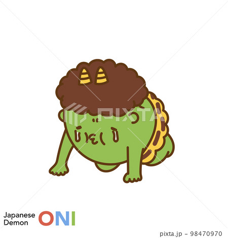 日本の鬼のキャラクターシリーズ「泣く鬼」 98470970