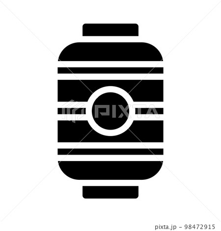 chinese icon new year solid style illustration vector perfect. 98472915