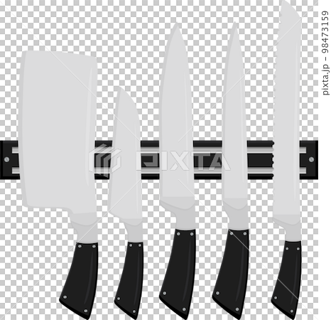 big set different types knives different size for butcher 98473159