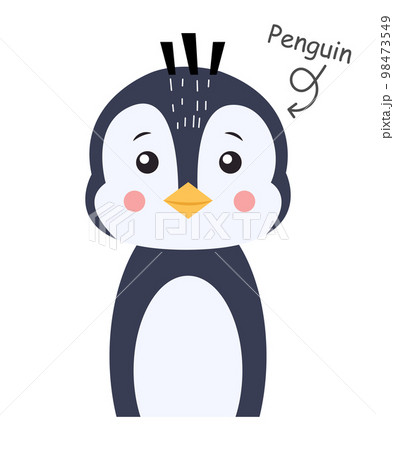 Penguin . Cartoon character . Vector . Penguin . Cartoon character . Vector . 98473549