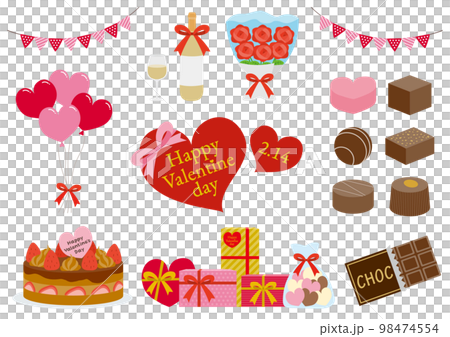 與情人節相關的插圖集 98474554