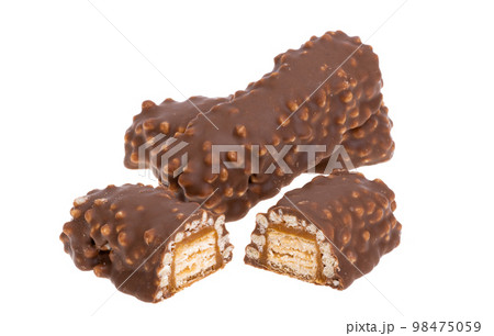 chocolate bar isolated 98475059