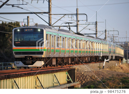 高崎線 岡部ー本庄 JR東日本 E231系1000番台 K-02編成(国府津) 高崎線 岡部ー本庄 JR東日本 E231系1000番台 K-02編成(国府津) 98475276