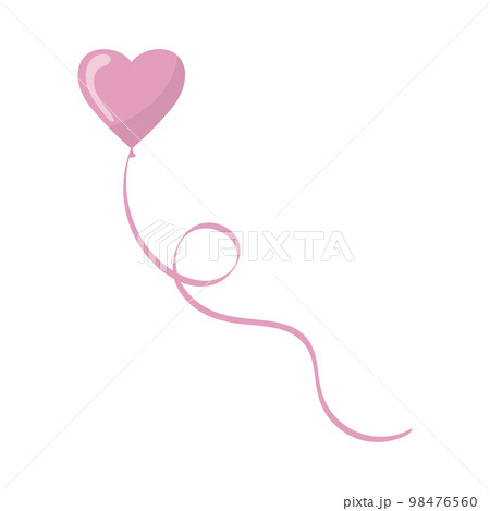 Pink Heart Shape Balloon 98476560