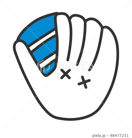 Baseball Glove Icon 98477251