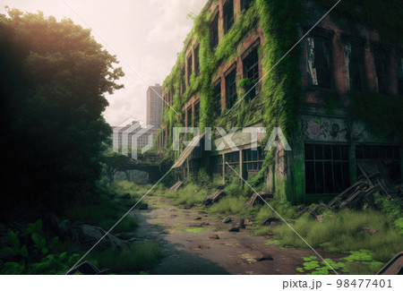 荒廃した都市 98477401