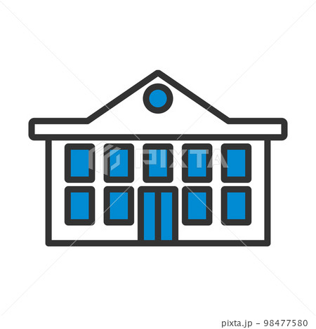 School Building Icon School Building Icon 98477580
