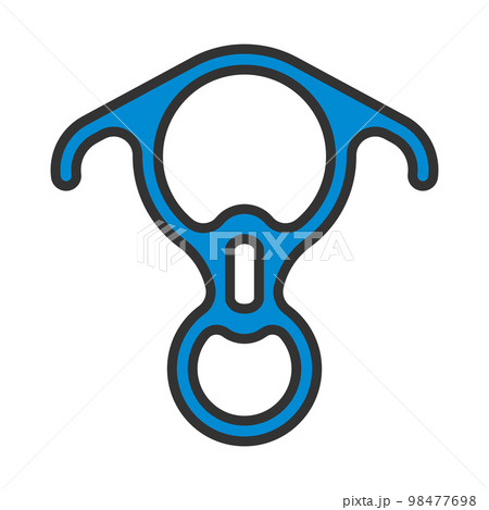 Alpinist Descender Icon Alpinist Descender Icon 98477698