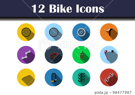 Bike Icon Set 98477987