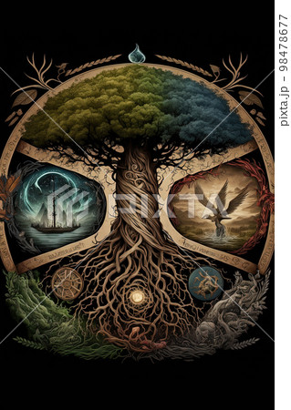 北欧神話、ユグドラシル 98478677
