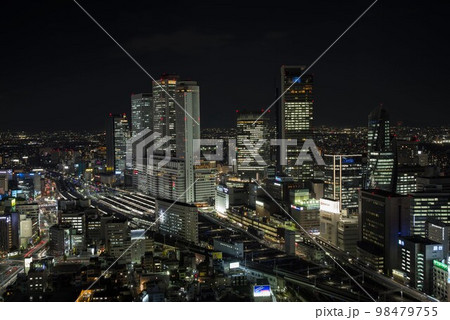 都市夜景 名古屋ステーションビュー 都市夜景 名古屋ステーションビュー 98479755