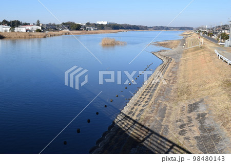 谷田川 牛久沼に流入 茨城県 98480143