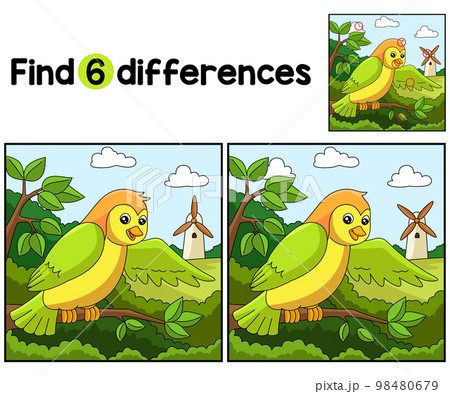 Bird Farm Find The Differences 98480679